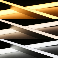 Twin Line CCT LED-Leiste Connect Pro – BAUSATZ – diffus – 320 × 2835 LEDs – 2 × 14 W je Meter – Farbtemperatur einstellbar zwischen 2700 K-6700 K – CRI 90+ 24V DC 120°