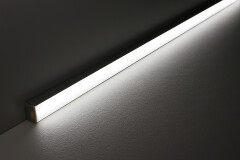 LED-Leiste Connect-Line – BAUSATZ – diffus mit High Performance LED-Streifen 240 × 2835 LEDs 20 W/m 3164 lm/m – tageslichtweiß 6200 K