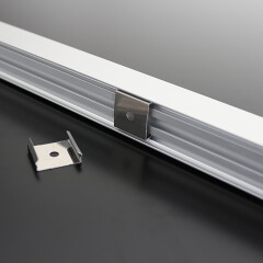 CCT COB LED-Leiste Connect-Line dimmbar diffus – BAUSATZ – 640 LEDs 16 W je Meter – einstellbare Farbtemperatur 2700 K-6500 K – CRI 90+ 24V DC 180°