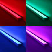 COB RGB+CCT LED-Leiste Connect-Line – BAUSATZ – diffus – RGB mehrfarbig, weiß und warmweiß einstellbar – 18.6 W – 1258 lm/m – 180° 24V DC CRI 95RA