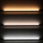 COB RGB+CCT LED-Leiste Connect-Line – BAUSATZ – diffus – RGB mehrfarbig, weiß und warmweiß einstellbar – 18.6 W – 1258 lm/m – 180° 24V DC CRI 95RA