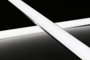 LED Lichtleiste "Connect-Pro " 230V dimmbar IP65 | tageslichtweiß 6300K diffus | BAUSATZ nach Maß in Länge 22 cm | 24x 2835 LEDs | 368 Lumen | 3 Watt |