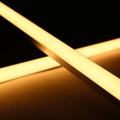 230V COB LED Leiste "Connect-Pro" diffus wasserfest | warmweiß 2700K CRI93 | BAUSATZ nach Maß in Länge 22 cm | 96x COB LEDs | 217 Lumen | 2 Watt |