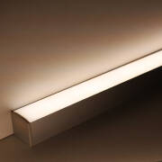 230V COB LED-Leiste "Connect Pro" | diffus dimmbar | mit Double-Line COB LED Streifen IP65 neutralweiß 4000K CRI92 | BAUSATZ nach Maß in Länge 737 cm | 7056x COB LEDs | 14280 Lumen | 161,26 Watt |