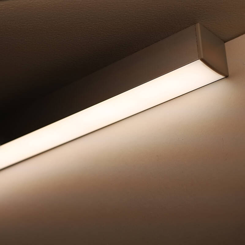 230V COB LED-Leiste "Connect Pro" | diffus dimmbar | mit Double-Line COB LED Streifen IP65 neutralweiß 4000K CRI92 | BAUSATZ nach Maß in Länge 1927 cm | 18480x COB LEDs | 37399 Lumen | 422,35 Watt |