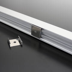 230V COB LED-Leiste "Connect Pro" | diffus dimmbar | mit Double-Line COB LED Streifen IP65 neutralweiß 4000K CRI92 | BAUSATZ nach Maß in Länge 2137 cm | 20496x COB LEDs | 41479 Lumen | 468,42 Watt |