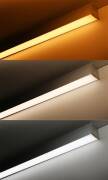 Twin Line CCT LED Leiste "Connect Pro" | diffus | Farbtemperatur einstellbar zwischen 2700K-6700K | CRI 90+ 24VDC 120° | BAUSATZ nach Maß in Länge 23 cm | 64x 2835 LEDs |  2x 2,8 Watt