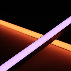 Triple Line RGBWW LED Leiste "Connect Pro" | diffus | 120° 24V DC | BAUSATZ nach Maß in Länge 23 cm | 14x RGB LEDs & 28x warmweiße LEDs | 7 Watt gesamt |