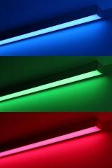 Triple Line RGB+CCT LED Leiste "Connect Pro" | diffus | 120° 24V DC | BAUSATZ nach Maß in Länge 23 cm | 14x RGB LEDs & 56x CCT LEDs | 11 Watt gesamt |