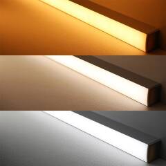 Triple Line RGB+CCT LED Leiste "Connect Pro" | diffus | 120° 24V DC | BAUSATZ nach Maß in Länge 23 cm | 14x RGB LEDs & 56x CCT LEDs | 11 Watt gesamt |
