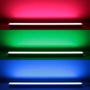 Triple Line RGB+CCT LED Leiste "Connect Pro" | diffus | 120° 24V DC | BAUSATZ nach Maß in Länge 23 cm | 14x RGB LEDs & 56x CCT LEDs | 11 Watt gesamt |