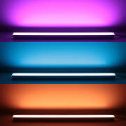 Triple Line RGB+CCT LED Leiste "Connect Pro" | diffus | 120° 24V DC | BAUSATZ nach Maß in Länge 23 cm | 14x RGB LEDs & 56x CCT LEDs | 11 Watt gesamt |
