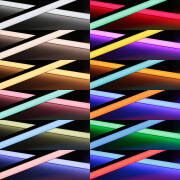 Triple Line RGB+CCT LED Leiste "Connect Pro" | diffus | 120° 24V DC | BAUSATZ nach Maß in Länge 23 cm | 14x RGB LEDs & 56x CCT LEDs | 11 Watt gesamt |