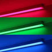 COB RGB+CCT LED-Leiste "Connect-Line" | diffus | RGB mehrfarbig, weiß und warmweiß einstellbar | 180° 24V DC CRI 95RA | BAUSATZ nach Maß in Länge 169,7 cm | 1400x COB LEDs | 2097 Lumen gesamt | 31 Watt gesamt |