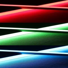 COB RGB+CCT LED-Leiste "Connect-Line" | diffus | RGB mehrfarbig, weiß und warmweiß einstellbar | 180° 24V DC CRI 95RA | BAUSATZ nach Maß in Länge 440,5 cm | 3675x COB LEDs | 5504 Lumen gesamt | 81,5 Watt gesamt |