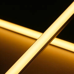 COB LED-Leiste "Out-Line IP54" wasserdicht | diffus dimmbar | warmweiß 2700K | CRI92 24VDC 180° | Maßanfertigung in Länge 105 cm | 544x COB LEDs | 1208 Lumen | 12,9 Watt |