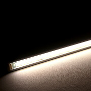 COB LED-Leiste Einbau wasserdicht "Wet-Line IP54" | transparent dimmbar | neutralweiß 4000K | CRI92 24VDC 180° | Maßanfertigung in Länge 178 cm | 929x COB LEDs | 2169 Lumen | 22,42 Watt |