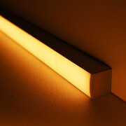 3 m LED-Leiste mit Double-Line COB LED-Streifen – BAUSATZ in Länge 3 Meter ( 300cm ) – warmweiß 3000 K – CRI92 24V DC 180°