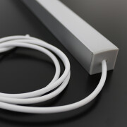 3 m LED-Leiste mit Double-Line COB LED-Streifen – BAUSATZ in Länge 3 Meter ( 300cm ) – warmweiß 3000 K – CRI92 24V DC 180°