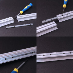 mehrfarbige RGB COB LED Einbauleuchte Connect dimmbar diffus – 840 LEDs – 690 Lumen – 15.8 W je Meter – 180° 24V DC