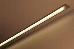 LED-Einbauleuchte "Connect" diffus mit High Performance LED-Streifen | neutralweiß 4000K | Maßanfertigung in Länge 63cm | 144x 2835 LEDs | 1854 Lumen | 12,6 Watt |