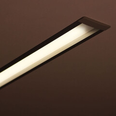 LED-Einbauleuchte "Connect" diffus mit High Performance LED-Streifen | neutralweiß 4000K | Maßanfertigung in Länge 63cm | 144x 2835 LEDs | 1854 Lumen | 12,6 Watt |