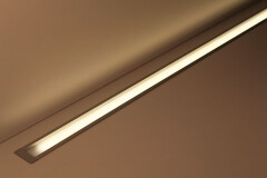 COB LED-Einbauleuchten linear diffus Bausatz Set Connect – neutralweiß 4000 K – CRI92 24V DC 180° – 528x LED Chips 12,7 W – 1232 lm/m