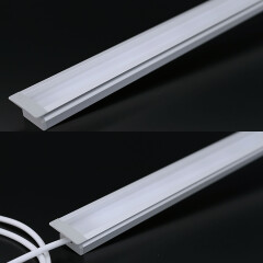 COB LED-Einbauleuchten Bausatz Set Connect linear diffus – warmweiß 2700 K – CRI92 24V DC 180° – 528x LED Chips 12,5 W – 1172 lm/m