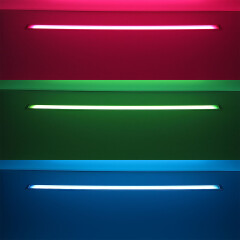 RGB COB LED Einbauleuchten Bausatz Set Connect dimmbar diffus – 840 LEDs – 690 Lumen – 15.8 W je Meter – 180° 24V DC