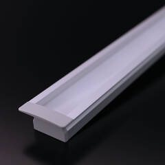 CCT COB LED Einbauleuchten "Bausatz Set Connect" dimmbar diffus | einstellbare Farbtemperatur 2700K-6500K | CRI 90+ 24VDC 180° | Fertigung nach Maß in Länge 187,21 cm | 2x 14,74 Watt |