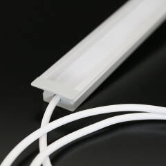 CCT COB LED Einbauleuchten "Bausatz Set Connect" dimmbar diffus | einstellbare Farbtemperatur 2700K-6500K | CRI 90+ 24VDC 180° | Fertigung nach Maß in Länge 553 cm | 2x 44 Watt |