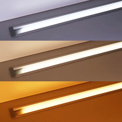 CCT COB LED Einbauleuchten "Bausatz Set Connect" dimmbar diffus | einstellbare Farbtemperatur 2700K-6500K | CRI 90+ 24VDC 180° | Fertigung nach Maß in Länge 721,42 cm | 2x 57,47 Watt |