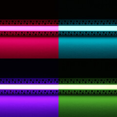 Unterputz COB RGB CCT LED-Leiste Plaster für Trockenbau BAUSATZ SET – diffus dimmbar farbwechselnd – 1258 Lumen – 18.6 W je Meter – 180° 24V DC CRI 95+