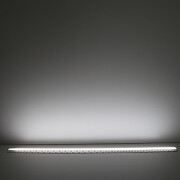 LED Trockenbau Profil ALU Plaster max BAUSATZ SET mit Double-Line COB LED Streifen – diffus dimmbar – tageslichtweiß 6300 K – CRI91 24V DC 180° – 600x LED Chips 24,5 W – 2253 lm/m