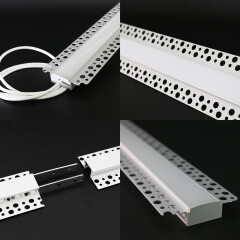 LED Trockenbau ALU Profil Plaster max BAUSATZ SET mit...