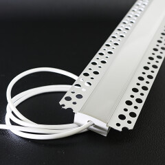 HIGH CRI CCT LED Trockenbauleiste Plaster max BAUSATZ SET – diffus dimmbar – 240 LEDs 2 × 17 W je Meter – einstellbare Farbtemperatur 2700 K-6500 K – CRI 95+ 24V DC 120°