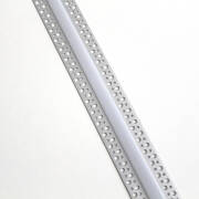 230V COB LED-Lichtleiste "Plaster max" zum Einputzen für Trockenbau BAUSATZ SET | diffus dimmbar warmweiß | mit Double-Line COB LED Streifen IP65 | Maßanfertigung in Länge 22 cm | 192x COB LEDs | 371 Lumen | 4,56 Watt