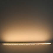 230V COB LED-Lichtleiste "Plaster max" zum Einputzen für Trockenbau BAUSATZ SET | diffus dimmbar warmweiß | mit Double-Line COB LED Streifen IP65 | Maßanfertigung in Länge 22 cm | 192x COB LEDs | 371 Lumen | 4,56 Watt