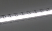 2 m Trockenbau Einputz ALU LED-Leiste flach 230V für Rigips BAUSATZ SET – diffus tageslichtweiß 6300 K 120° IP65 – Länge 202 cm – 240 × 2835 LEDs – 3680 Lumen – 33 W
