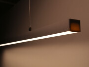 COB LED-Pendelleuchte 230V – diffus dimmbar lang & eckig Esstisch – stufenlos höhenverstellbar IP65 Outdoor – 960x LEDs 21,9 W /m – neutralweiß 4000 K 1943 lm CRI92