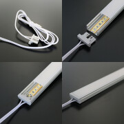 LED-Leisten Profil Easy-Line free CUT diffus 24V DC – neutralweiß 4000 K CRI 92RA – 1516 lm 14 W/m