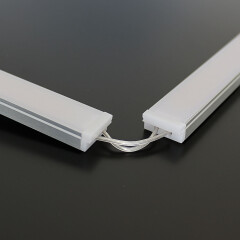 LED-Leisten Profil Easy-Line free CUT diffus 24V DC – warmweiß 2700 K CRI 91RA – 1298 lm 13,4 W/m