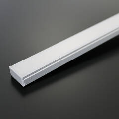 LED-Leisten Komplett SET Plug&Play "Easy-Line" diffus 24V DC tageslichtweiß | incl. Netzteil, Dimmer und Fernbedienung | Fertigung nach Maß in Länge 10cm | 20x LEDs | 144 Lumen | 1,4 Watt