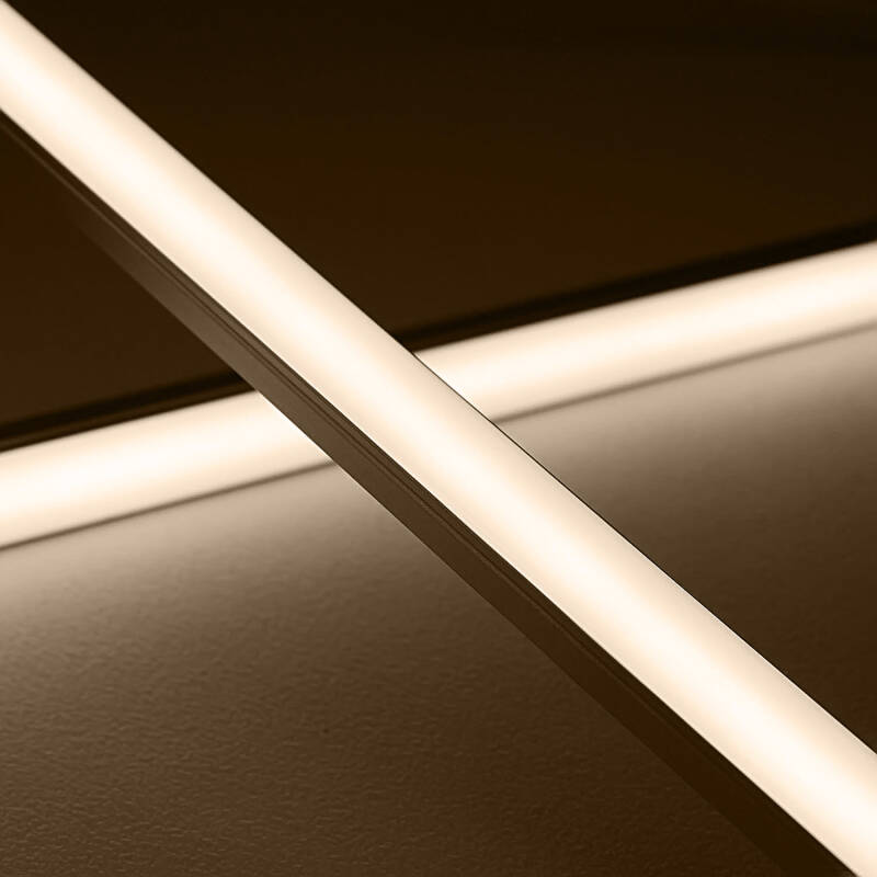 LED-Leisten Komplett SET Plug&Play "Easy-Line" diffus 24V DC neutralweiß | incl. Netzteil, Dimmer und Fernbedienung | Fertigung nach Maß in Länge 10cm | 20x LEDs | 152 Lumen | 1,4 Watt