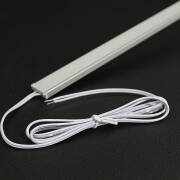 LED-Leisten Komplett SET Plug&Play "Easy-Line" diffus 24V DC neutralweiß | incl. Netzteil, Dimmer und Fernbedienung | Fertigung nach Maß in Länge 10cm | 20x LEDs | 152 Lumen | 1,4 Watt