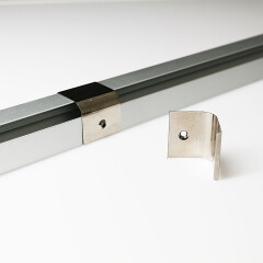 45° LED-Leiste Connect Pro mit PRO-LINE LED-Streifen zweireihig 24V 120° – neutralweiß 4000 K – 320 × 2835 LEDs 31 W 5428 lm/m