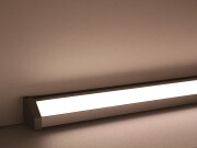 45° LED-Leiste Connect Pro mit PRO-LINE LED-Streifen zweireihig 24V 120° – neutralweiß 4000 K – 320 × 2835 LEDs 31 W 5428 lm/m