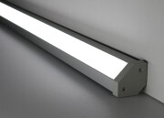 230V COB LED Eckleisten BAUSATZ Connect Pro – diffus dimmbar – mit Double-Line COB LED Streifen IP65 960x LEDs 22,7 W tageslichtweiß 6500 K 2066 lm CRI96