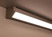 230V COB LED Eckleisten BAUSATZ Connect Pro – diffus dimmbar – mit Double-Line COB LED Streifen IP65 960x LEDs 21,9 W neutralweiß 4000 K 1943 lm CRI92