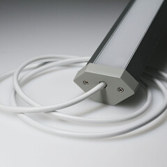 45° LED Eckprofil Connect -Pro – Abdeckung diffus